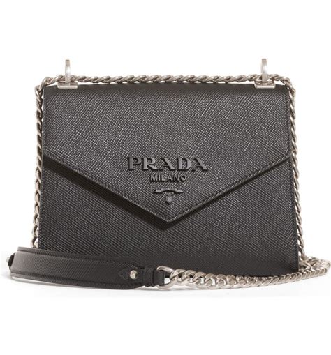 prada monochrome saffiano leather shoulder bag|prada saffiano leather crossbody bag.